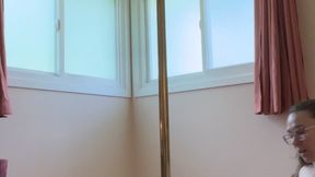 sexy nude hairy pole dancing