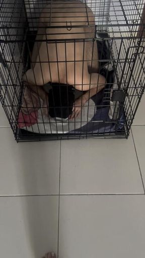 Muslim slave praying to my feet