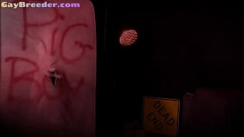 Ripped ebony stud takes jizz after raw barebacked from behind