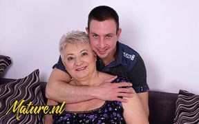 BBW Granny Babet Just Loves Fucking &amp; Sucking Toy Boy&#039;s so Much!