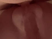 Real amateur fuck his ebony shemale sexdoll on the dining room's table and finish with creampie