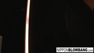 Asian model is tied up, pleasured with toys, and jizzed on