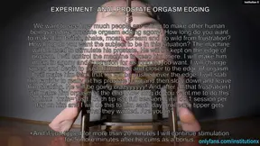 YOU CHOOSE HIS TORMENT - EXPERIMENT ANAL PROSTATE ORGASM EDGING