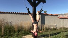 Open Air Hanging Endurance Challenge for TattoeDMomo - Full Clip HD wmv