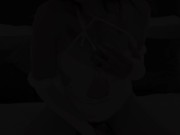 Transexual mexicana tocando su polla