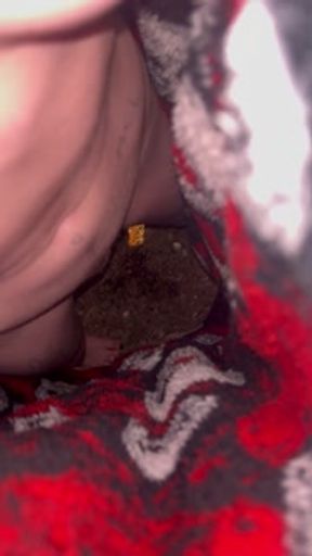 Emo domme desperately pissing outdoors