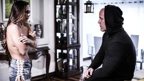 ”Big tits blonde MILF deepthroated & railed by manipulative stud”