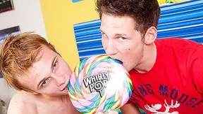 Sweat-Drenched Lust: Skylar Prince Cameron Greenway Heat Up LollipopTwinks