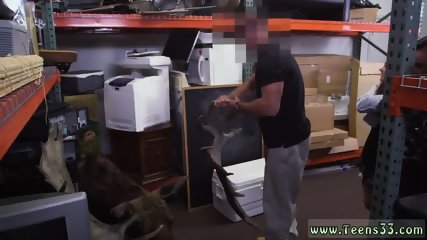 Fake tits latex dp and riding big dildo first time Lesbians Pawn Their Asses!