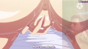 Petite anime babe enjoys her ass fucked and gives a blowjob