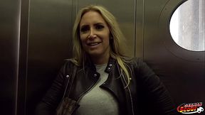 GERMAN SCOUT - BIG ASS AND BOOBS MILF KARLIE PICKUP AND ROUGH FUCK ON STREET