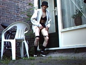 JERKING OFF BEHIND HOME