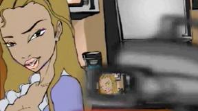 ”Buxxom cartoon hoe gets screwed”