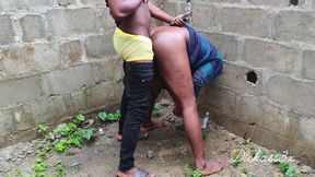 Twerking Ebony Bitch Got It Hard From the Back