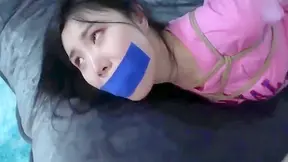 Japanese Babe Bound and Pleasured by Three Sensual Girls