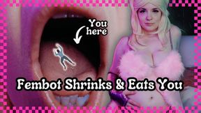 Fembot Shrinks and Eats You Cosplay by HannyTV World of Vore