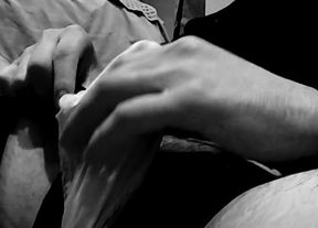 Silky thong and pantyhose teasing