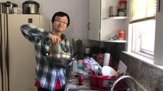 I toss salad for the first time and encourage all of you to try it too!