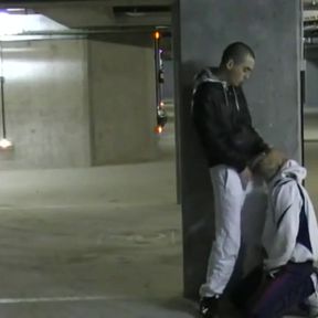 Fucked by a straight bad boy in parking