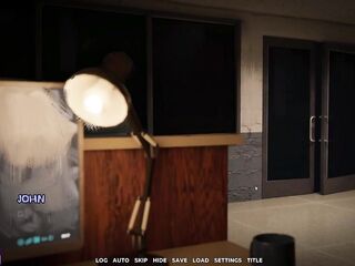 Light haired woman sucks my vertical rod and makes me cum on her biggest firm butt - Anime Games P1