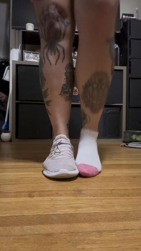 After run sweaty feet