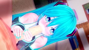 Hatsune Miku Gives The Best Blowjobs Project Sekai Hentai