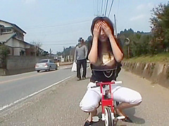 Horny Japanese Chick Riko Tachibana in Amazing Public, Solo Female JAV clip