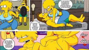 The Simpsons: Lisa Gives Nelson Some Special Lessons - Car Toon