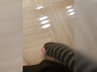 A trans femboy dude masturbates with a sex toy and groans.