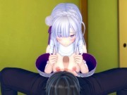 {Re:Zero} Emilia loves cock {コイカツ!/ 3D Hentai}