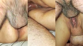fudendo o cu e a buceta da mulher do meu amigo