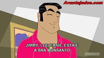 Cartoon Gay O Homem do Rabudo no Surub&atilde_o