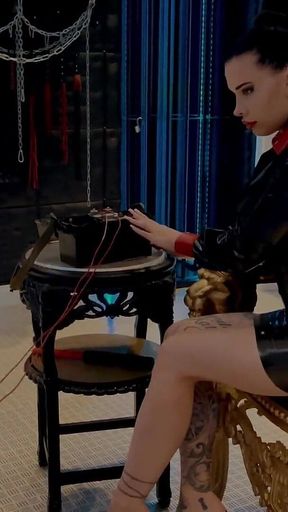 Miss Alessa Milano Female Domination Punishment Shocking Fap