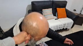 take off your clothes, i m going to stick my tongue in your asshole.