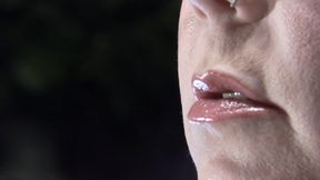 From the archives: Close up profile of holding a VS 120 in my mouth