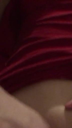 Shy Teen in Red Dress Love to Swallow Every Drop of Cum!!!