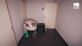 Pierced Axel Abysse's Hole Gets Extreme Fruits Insertion