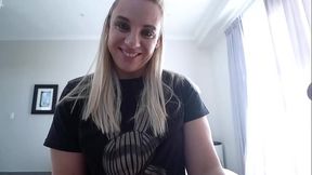 POV Wife Pegging Experience &ndash_ Sensual Blowjob, Prostate Fingering &amp_ Strap-On Cumshot