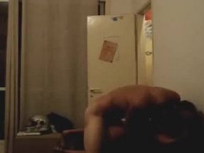 Amateur couple have passionate sex at their home on webcam