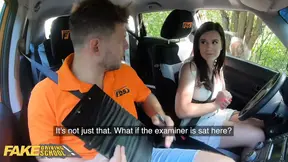 Hot Driving School Teen Little Eliss Gives Great Blowjob