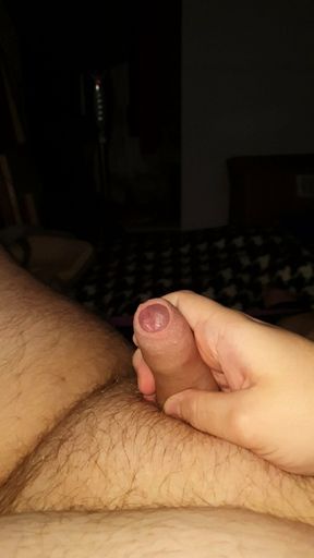 Chubby boy jerk off after a hot chat session