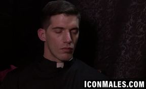 Nick tongues Josh's hungry hole before stuffing it with cock