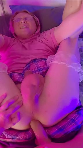 Pig's Anal - POV Pegging and Anal Gaping of Sissy White Boy