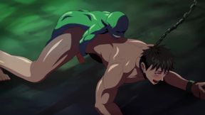 Goblins Cave 2 - Warriors are capture and gangbanged by gay goblins