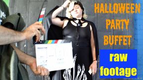 Halloween Party Buffet raw footage video 540SD