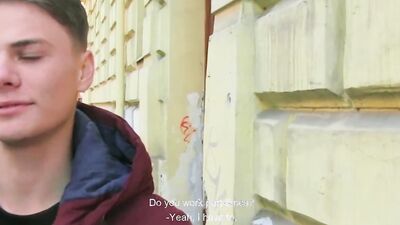 Czech twink picked up on the street and fucked in a hotel room