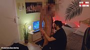 Hairy Straight Muscle Runner Gets His Cock Sucked and Body Worshiped for Cash