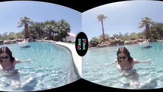 VRHUSH Veronica Valentine nailed after a swim into the pool