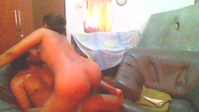 Watching a movie with Step Mom