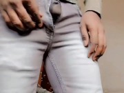 Outdoor pissing compilation by tiny penis sissy femboy